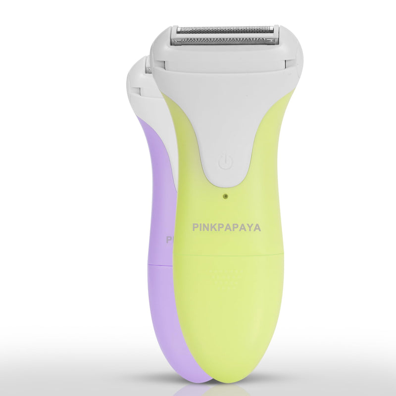 Electric Razors for Women & Bikini Trimmer-Waterproof Cordless for Shower,Travel | Hypoallergenic Foil Shaver for Legs,Underarms,Bikini Line,Wet/Dry.OliveDrab/iuy6 Green White