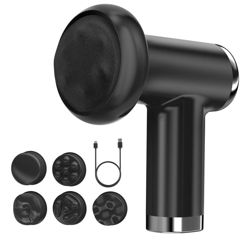 [Australia] - Anti Cellulite Massage Tool, Body Sculpting Machine for Women, Lymphatic Drainage Device with Lipo Roller, Handheld Home Use for Belly Fat, Stomach, Thighs & Buttocks Sculpting (Black) Black 