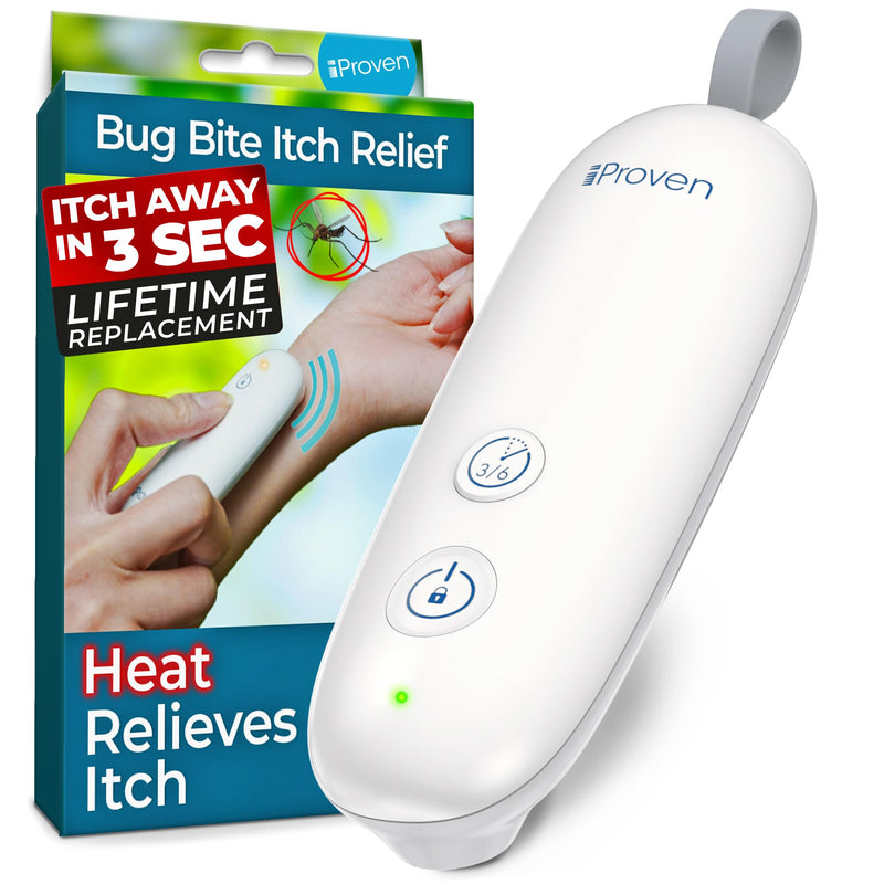 [Australia] - iProven Bug Bite Heat Treatment Device, 3-Second Itch Relief, Dual Modes for Sensitive & Normal Skin ‚Äì Natural Itch Relief for Mosquito & Insect Bites 