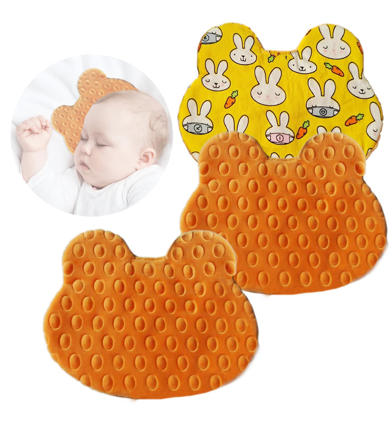 [Australia] - 3 Pack Scent Bonding ÔºàNICUÔºâ for Infants and Preemies,Comfort Scent Piece for Babies Separated from Caregivers ‚Äì Helps with NICU Separation Anxiety (Orange) Orange 