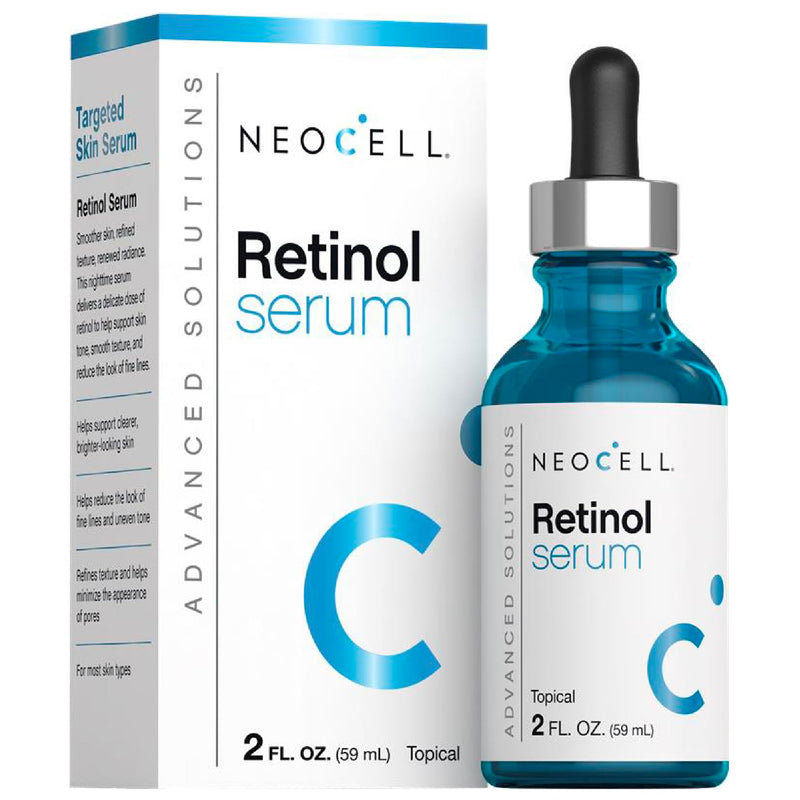 NeoCell Retinol Serum for Face | 2 fl oz | Targeted Skin Serum Formula | Advanced Care | with Vitamin E and A | for Women and Men