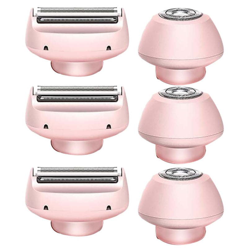 [Australia] - Universal Replacement Heads for Mermaid-Style Women’s Electric Shavers – Fits Most 2-in-1 Epilator & Razor Devices (3 Pairs of Replacement Heads, Set) 3 Pairs of Replacement Heads 