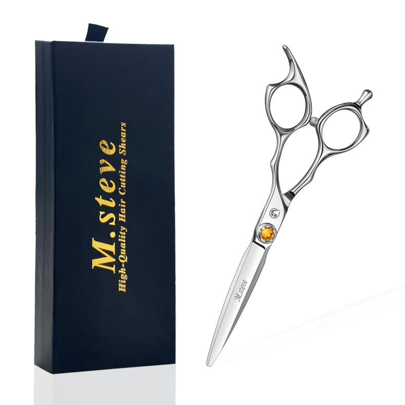 [Australia] - Professional Hair Cutting Scissors 6 Inch, VG10 Stainless Steel Barber Shears, Extremely Sharp Hairdressing Scissors for Salon & Home Use, Ambidextrous Left Right Hand Hair cutting shears 