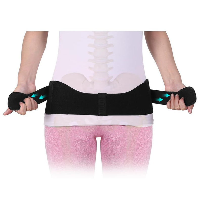 [Australia] - Zelen Sacroiliac Si Joint Belt for Women Men, Sacroiliac Belt Pelvic Brace, Hip Trochanteric Band for Hip Pain, Lower Back Support Brace, Pelvic Tilt Corrector, Sciatia, Si Joint Pain Relief 