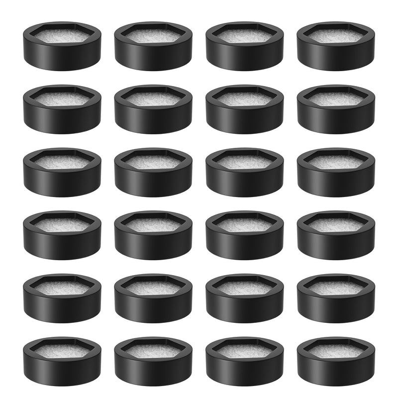 [Australia] - Universal Silicone Mouth Funnel, Replaceable Activated Carbon Filter (100pcs) Black 
