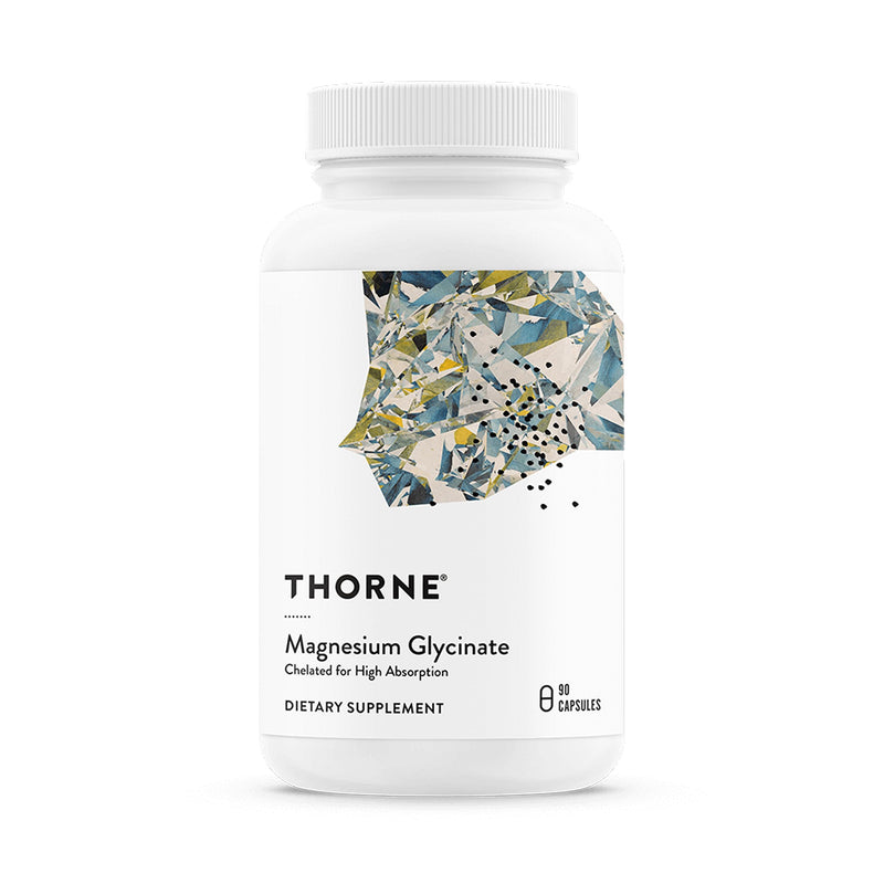 [Australia] - THORNE - Magnesium Glycinate - Support Restful Sleep, Muscle Relaxation, Heart Health, and Metabolism* - Chelated Magnesium Capsules - 90 Servings 