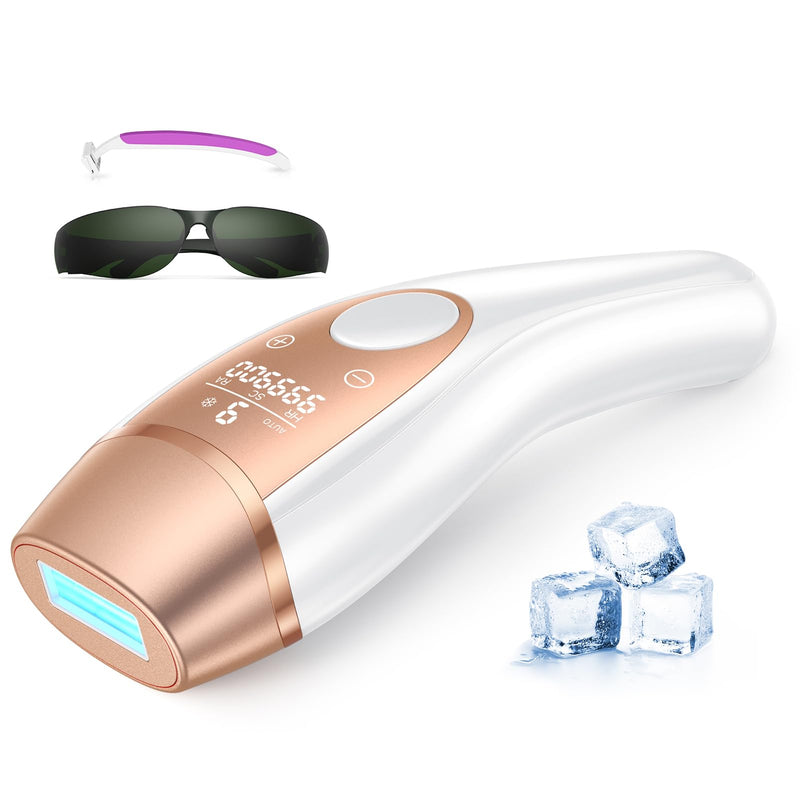 [Australia] - Laser Hair Removal for Women & Men - ZAIRUZ IPL Laser Hair Removal Device with Painless 5℃ Ice Cooling, 3 in 1 at-Home Permanent Hair Remover for Face, Body, Bikini 