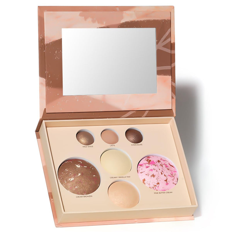 [Australia] - Velvety Smooth Baked Palette, Multi-purpose, Highly Pigmented Palette with Bronzing Powder, Eyeshadows and Blushes, Waterproof, Vegan & Cruelty-free. 