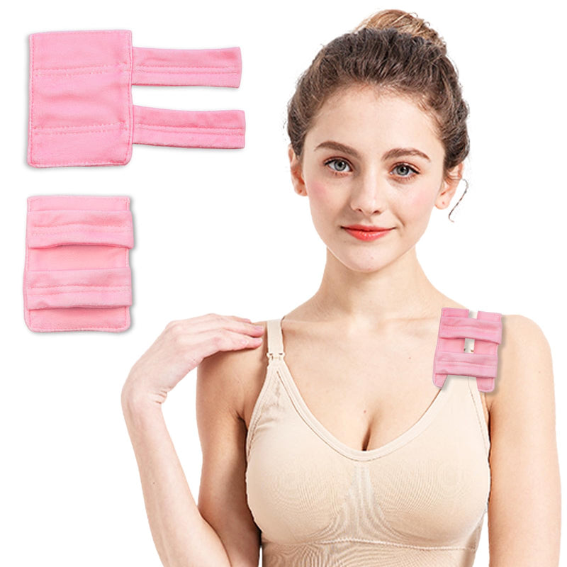 [Australia] - 2 Pack Port Pillows for Chemo Patients Seatbelt, Adjustable Bra Strap Cushion Protector for Chest Port, Soft Recovery Cushion for Pacemaker & Chemo Port Pillow for Bra Strap (Pink) Pink 