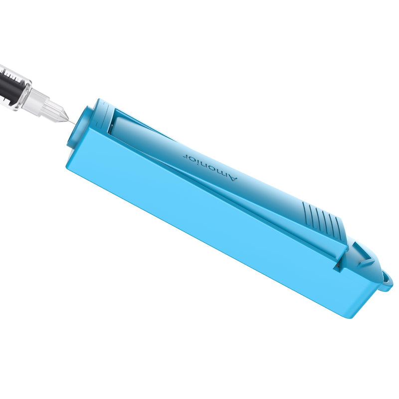 [Australia] - Sharps Container, FSA/HSA Eligible Needles Clip for Syringes with Needle Sharps Containers for Home and Travel Use (1 Pack) Standard Blue 1 