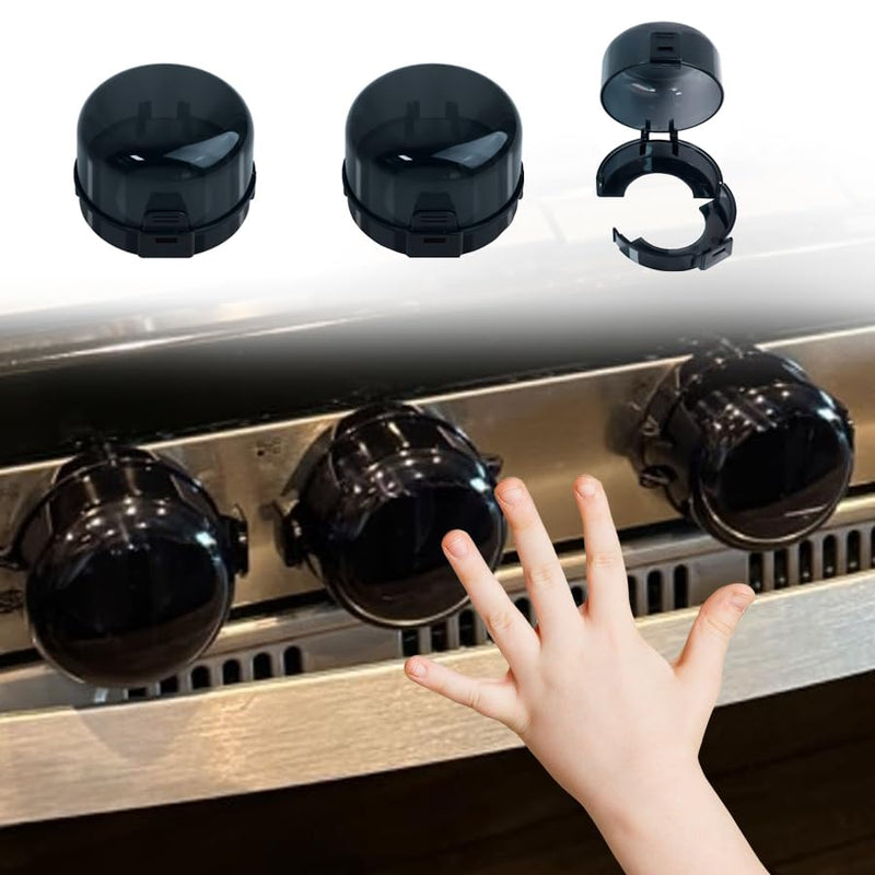 [Australia] - Stove Knob Safety Covers & Gas Stove Knob Locks - Childproof Oven Lock 5 Pack, Heat-Resistant ABS Stove Locks Child Safety Universal Fit Knob Covers convention 