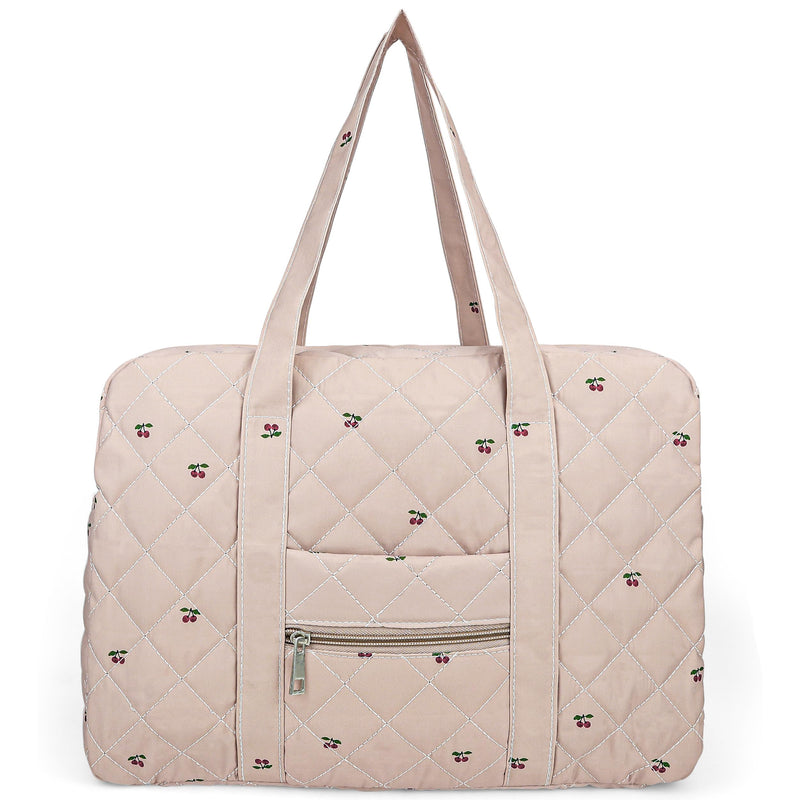 Farcauo Cute Tote Duffel Bags Women Pink Cherry Travel Duffel Bag Weekender Overnight Duffel Travel Carry On Purses for Women Work Diaper Gym Tote Hospital Bag for Labor Delivery #Z Pink Cherry Travel Duffel Bags