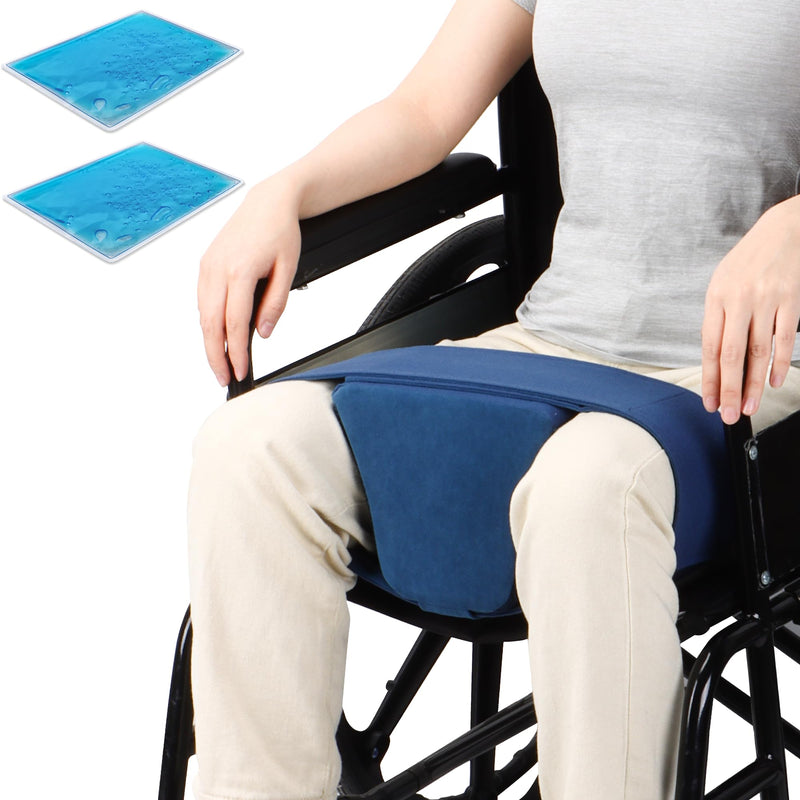 [Australia] - Hip Abduction Pillow with Gel Packs,Hip Surgery Pillow with Strap Replacement Pillows for Sciatica Pain Relief Spine Alignment Leg Pain 