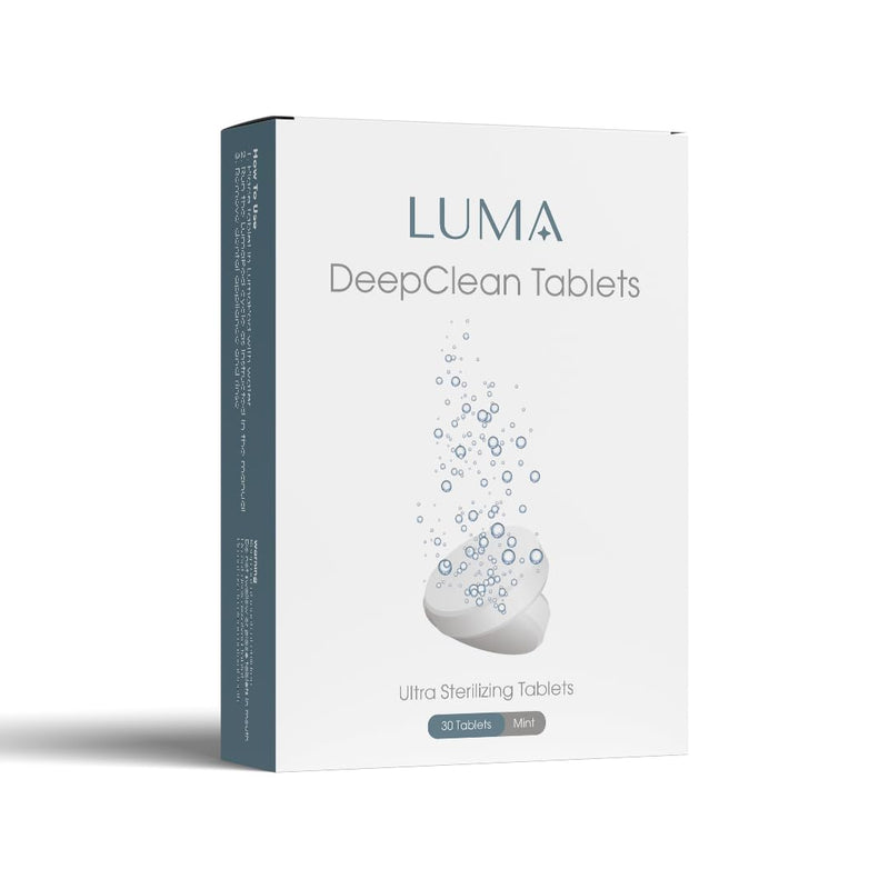 [Australia] - DeepClean Tablets for LumaPod – Retainer & Dental Appliance Cleaning Tablets – Mint Formula – Compatible with Ultrasonic Cleaners – For Retainers, Aligners, Dentures & Mouth Guards – 30 Count 