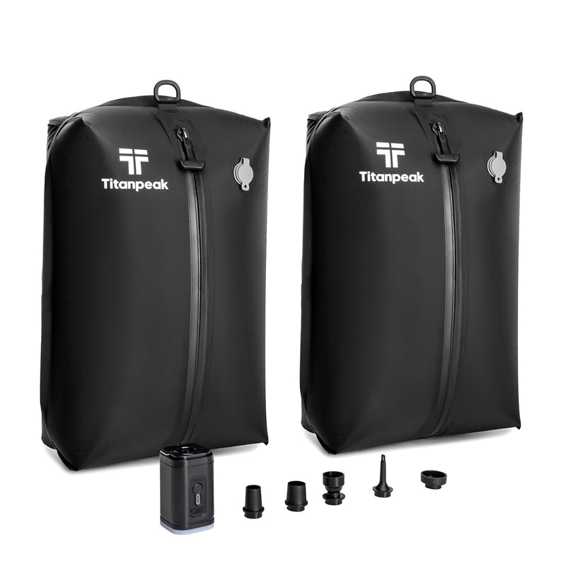Vacuum Bags for Travel Luggage with Pump, Reusable Space Saver Waterproof Compression Bags for Suitcase,Travel Backpack, Vacuum Seal Packing cube for Storage Organizer Cloth Packing(2PCS + 1PUMP-17L) 2bags+1pump=17L+17L