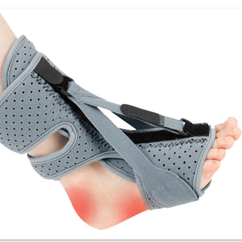 [Australia] - Adjustable Night Splint for Plantar Fasciitis Relief – Foot Brace for Heel Pain, Achilles Tendinitis, and Planter Facetious – Comfortable Night Support for Women and Men (grey) grey 