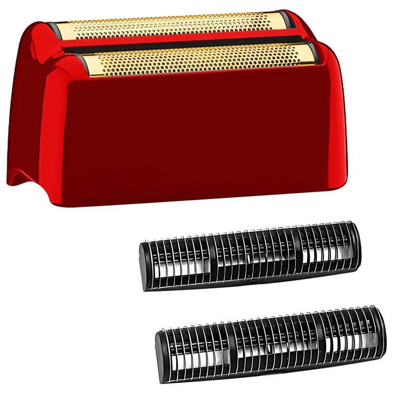 [Australia] - FX3 Shaver Replacement Head Compatible with BaByliss Pro FX3 Foil Shaver, Hypoallergenic Gold Foil, Red 