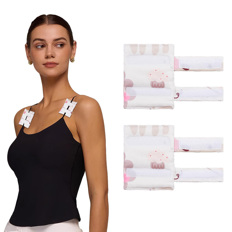 [Australia] - 2 Pack Bra Strap Cushion, Pacemaker Pillow for Bra, Chemo Port Protector Pillow for Bra Strap, Port Pillows for Chemo Patients for Post-Surgery, Mastectomy Recovery, Chest Heart Support, Recovery Gift 