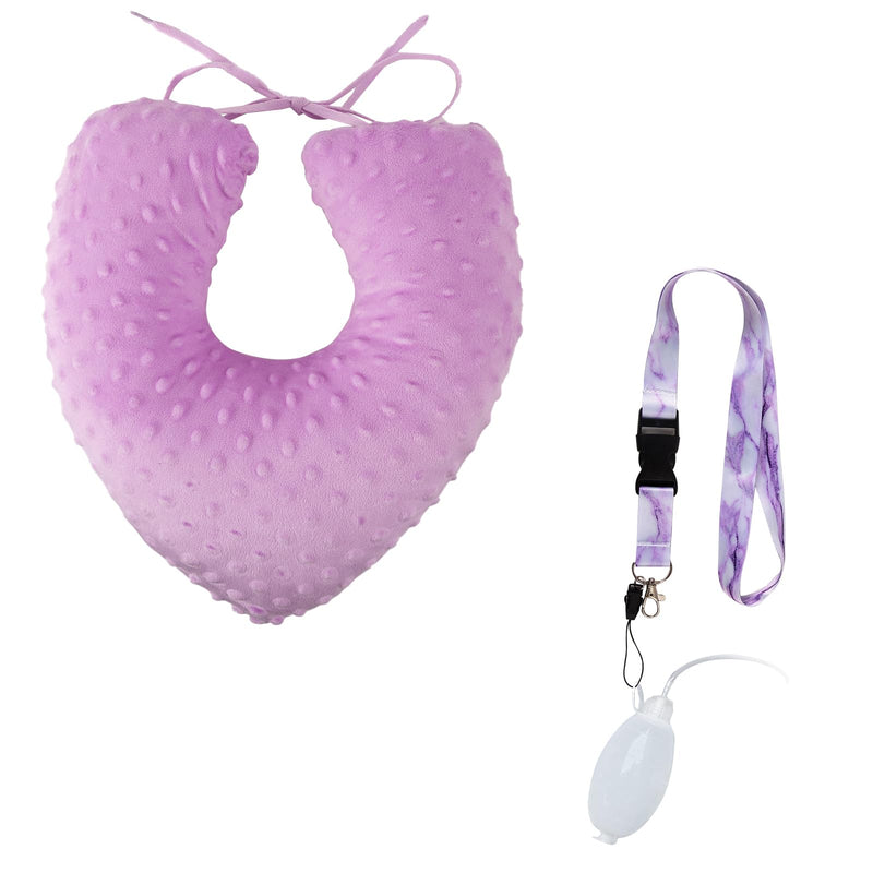 [Australia] - Yxmeiguo Mastectomy Pillow & Shower Drain Lanyard Set, Mastectomy Recovery Supplies, Breast Pillow, Post Surgery Recovery for Breast Cancer, Lumpectomy, Tummy Tuck, Breast Cancer Gifts for Women 