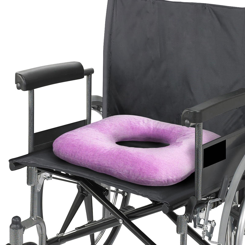 [Australia] - Donut Pillow for Tailbone Pain Relief - Tailbone Pain Relief Cushion for Office Chair, Wheelchair & Travel - Post-Surgery, Pregnancy & Bed Sore Prevention, Breathable Anti-Decubitus Seat Pad（Pink） Pink 