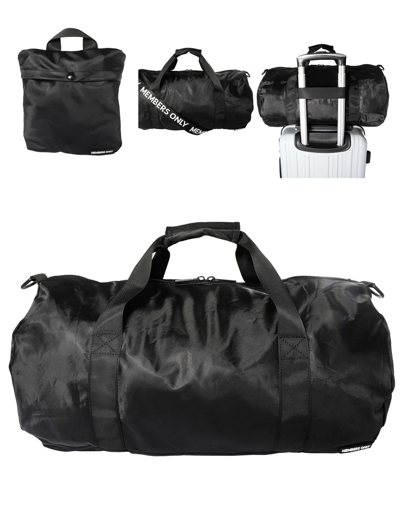 Members Only Packable Duffle Bag, Travel Compressible Bag - Foldable Duffle Bags for Traveling Essentials | Bags for Traveling Essentials