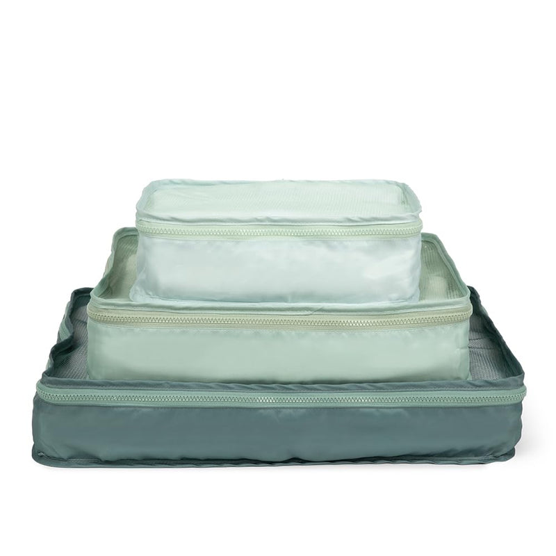 Miamica Packing Cube Set - 3-Piece Set, Sage Green