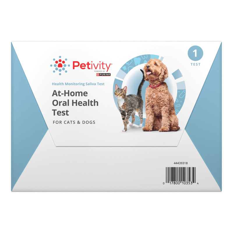 [Australia] - Petivity at-Home Oral Health Test for Cats and Dogs, Powered by Purina- (Pack of 1) 