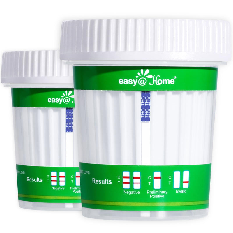 [Australia] - Easy@Home Marijuana Test Cup: Instant THC Test for Home Urine Drug Screen, 2-Pack Marijuana Weed Urine Testing Kit for Detox Employment Screening, 50ng/mL Cutoff -#ECTH4-114A3 