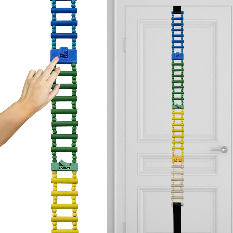 [Australia] - Shoulder Pain Relief Wooden Finger Ladder, Physical Therapy Equipment for Shoulders, Hand Therapy Ladder for Rehabilitation, Fingers, and Joints, Ideal for Chronic Muscle Pain Recovery （2.0 Version） 
