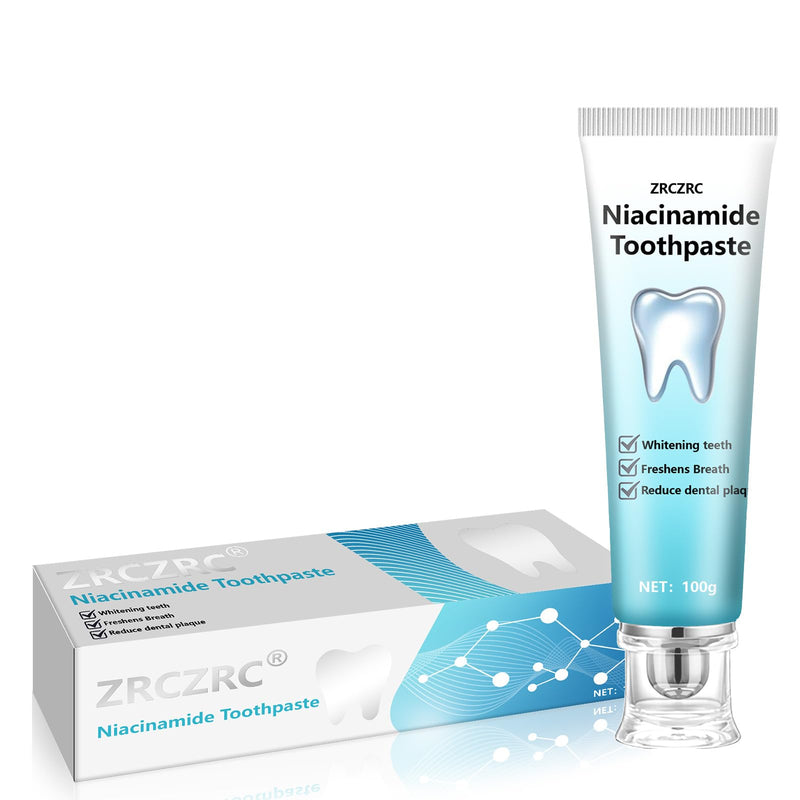 [Australia] - Niacinamide Whitening Toothpaste, Niacinamide Toothpaste, Intense Teeth whitening, Gently Repairs Sensitive Teeth, Protect Tooth Enamel, Fresh Breath, Fluoride-Free(3.5 Ounce (Pack of 1)) 