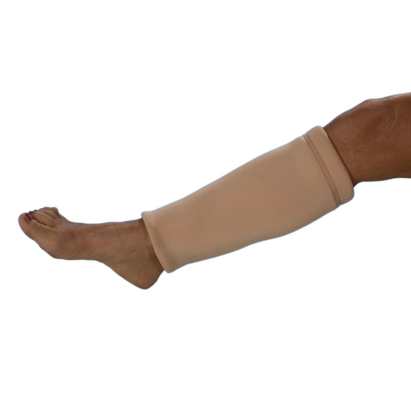 [Australia] - DermaSaver Shin Tube – Protective Leg Sleeve for Skin Tear & Pressure Relief – Breathable, Soft & Comfortable – Large (15–19") 
