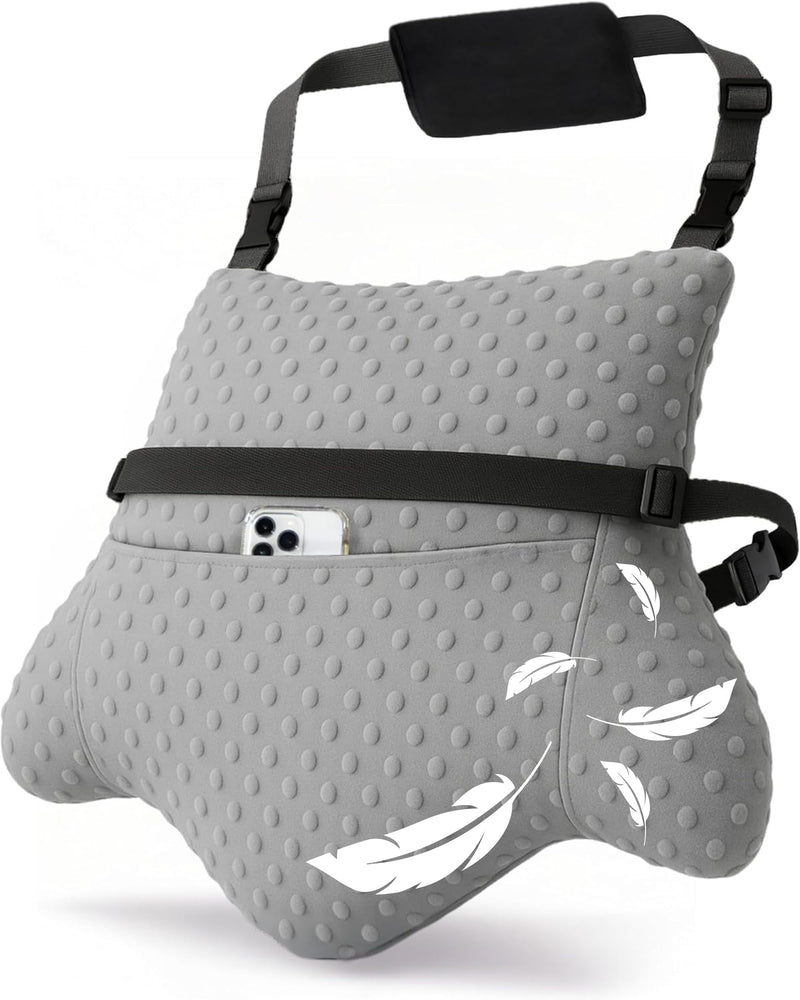 [Australia] - MOYOAMA Hysterectomy Pillow Post Surgery for Hysterectomy Recovery Must Haves- Surgery Pillow for Abdomen, Abdominal and C Section Recovery Supplies, Tummy Tuck and Abdominal Surgery Gifts Moonlight Grey 