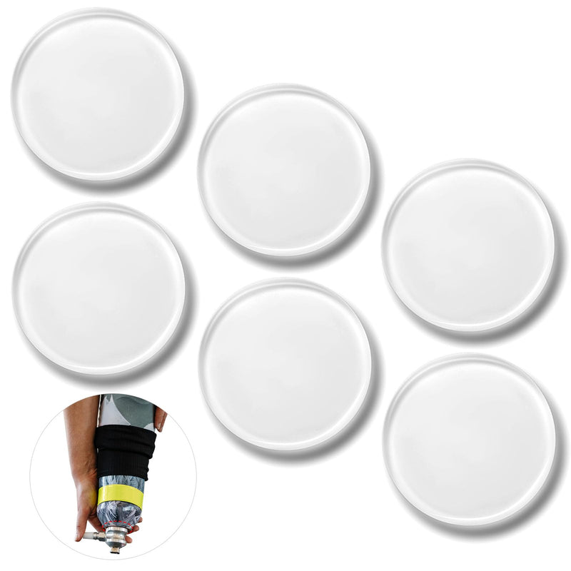 [Australia] - Geiserailie 6 Pcs Amputee Pads Prosthetic Liner Patch Prosthetic Leg Pads Prosthesis Liner for Leg Amputee Gifts, Reduce Friction and Skin Irritation (4.5 Inches) 4.5 Inch 