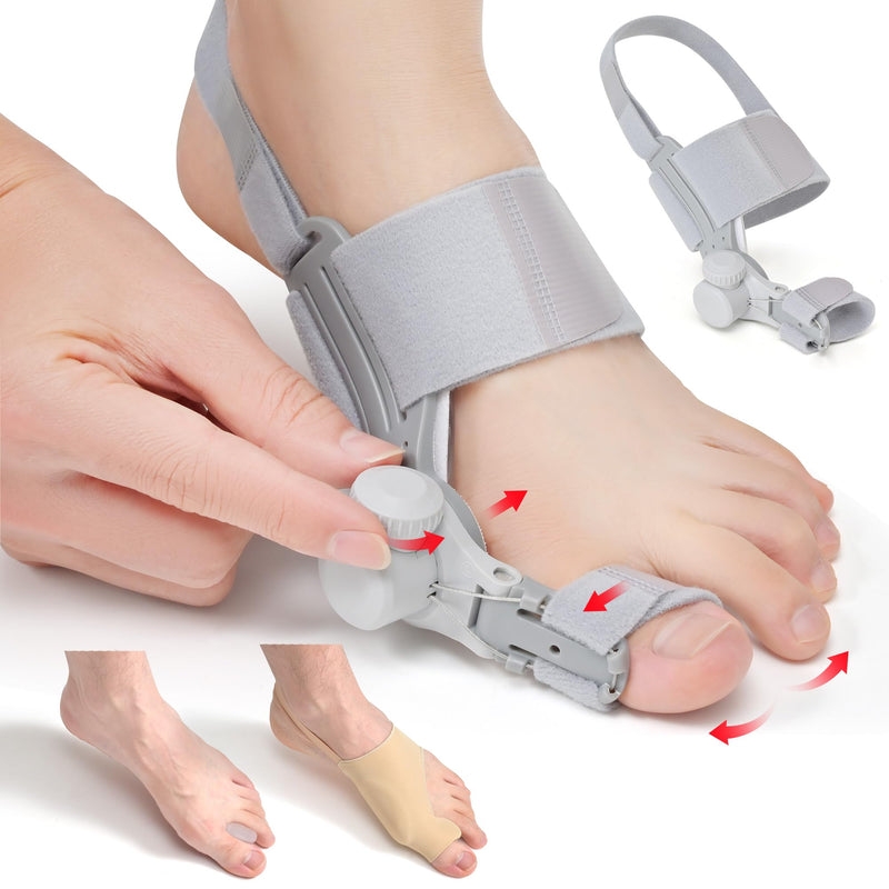 [Australia] - Bunion Corrector for Men & Women, Left Foot Big Toe Straightener, 3-in-1 Complete Set of Relief, Bunion Splint for Bunion Fix, for Bunions and Hallux Valgus (Left Foot) Left Foot 1pcs 