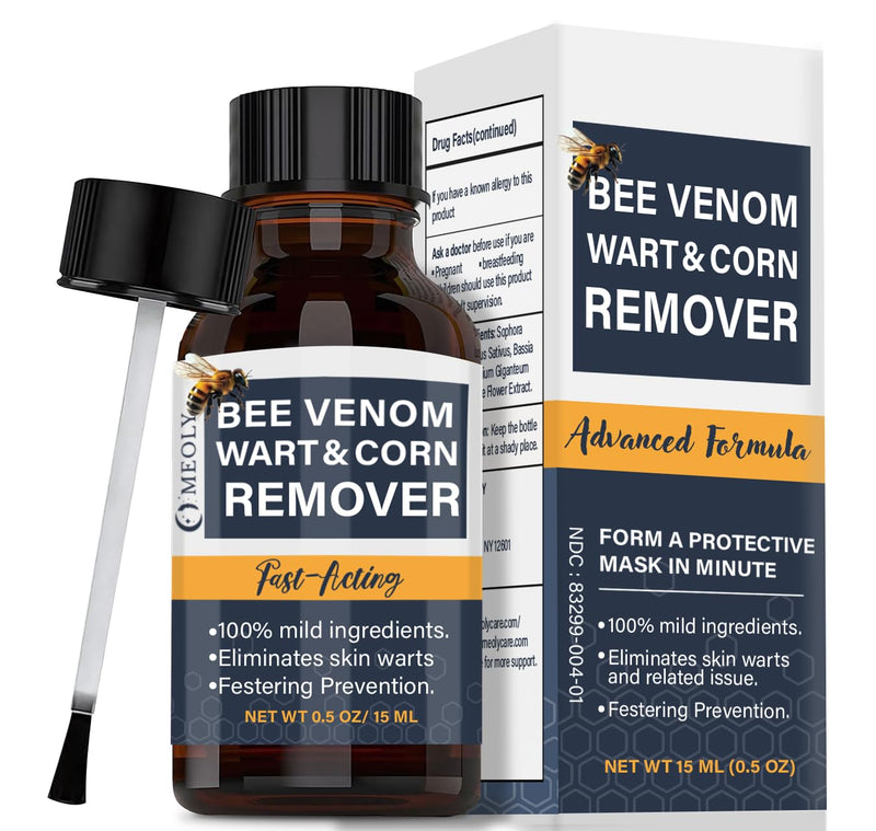 [Australia] - Bee Venom Skin Wart Remover: Fast-Acting 20% salicylic Acid Skin Wart Remover for Plantar Wart, Genital Wart 