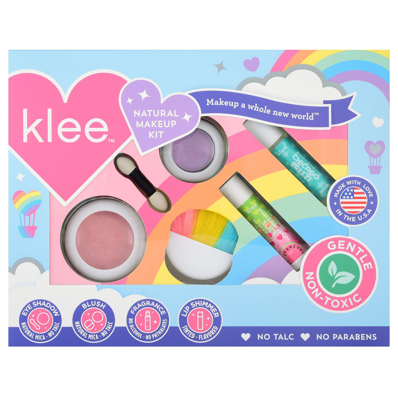 [Australia] - Klee Naturals Mineral Makeup Kit. Gentle and Non-Toxic. Kid-Friendly. Made in USA. (Sun Comes Out) Sun Comes Out 