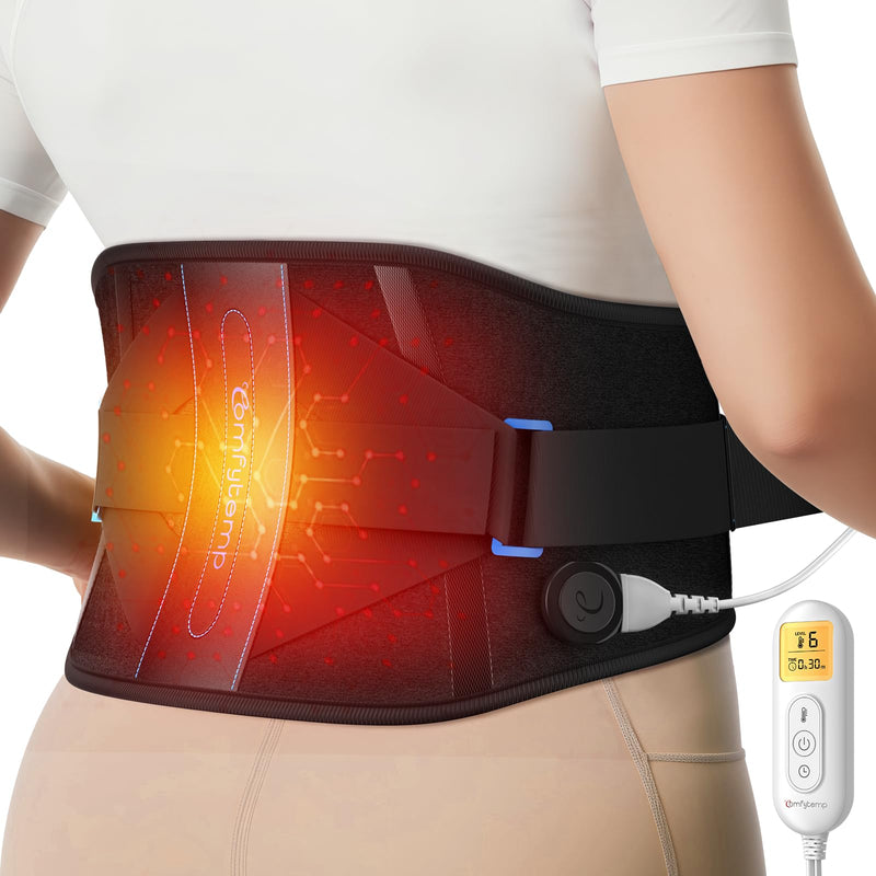 Comfytemp Heating Pad for Back,Electric Heat Pad with Lumbar Support for Period