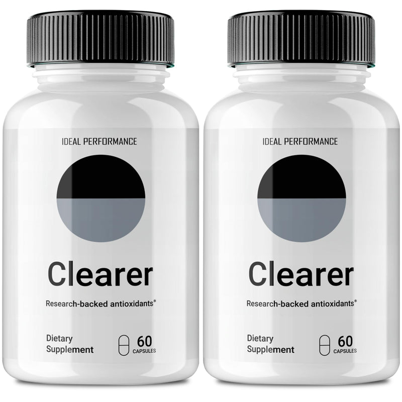 Clearer Vision Support Capsules, Clearer Pills Advanced Formula Eye Health Supplement - All Natural Health & Wellness Vitamin Supporting Vision & Eye Health, Crystal Clear Vision Reviews (2 Pack)