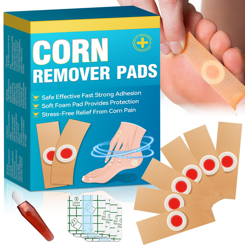 [Australia] - AstraVox 24Pcs Corn Removers for Toes Feet with Adhesive PU Waterproof Membrane, Plantar Corn Remover Bandaid Pads Kit for Hand, Highly Effective, Pain Relief, Easy to Use (Large) Large 