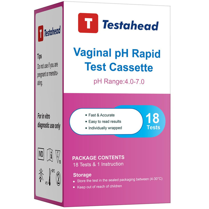 [Australia] - Vaginal pH Test Strips, conveniently Designed for Women's use. Get Results in just 10 Seconds. 18-Count Pack. Easily Monitor pH Balance at Home. 