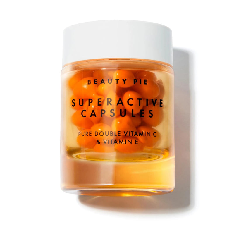 Beauty Pie Superactive Vitamin C & E Capsules | Skin Firming Antioxidant | Vitamin C Capsules | Potent Antioxidant Capsules | Helps Improve Firmness & Radiance | Skin Firming Serum Pure Double Vit C & E Serum