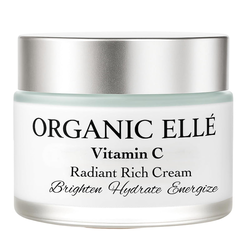 Vitamin C Radiant Rich Cream, Antioxidant Face Moisturizer with Aloe Vera and Botanical Oils Face Vitamin C