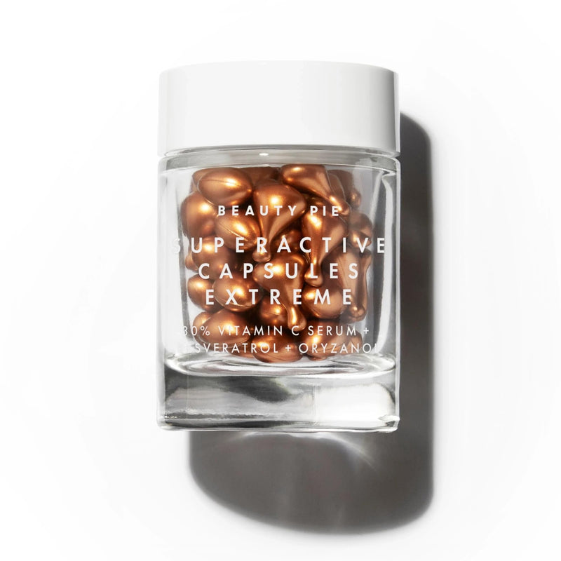 Beauty Pie Extreme 30% Vitamin C Capsules | Brightening Antioxidant | Vitamin C Skincare | 30% Vitamin C Brightening Power | Formulated For Brighter More Even Looking Skin Vit C Serum + Resveratrol & Oryzanol