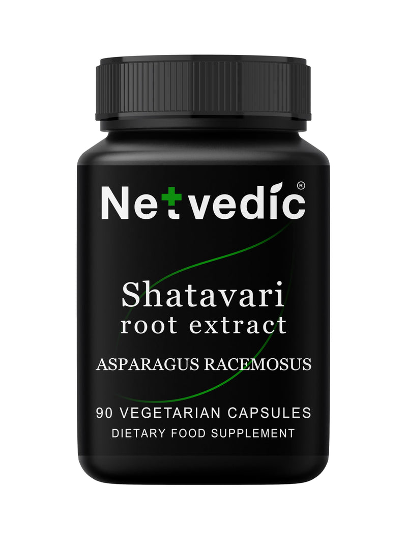 [Australia] - Shatavari Root Extract Capsules | 90 Veg Caps 400mg | Asparagus Racemosus | Natural Hormonal Balance, PMS and Menopause Support | Non-GMO & Gluten Free | Ayurvedic Supplement | 45 Days Supply 