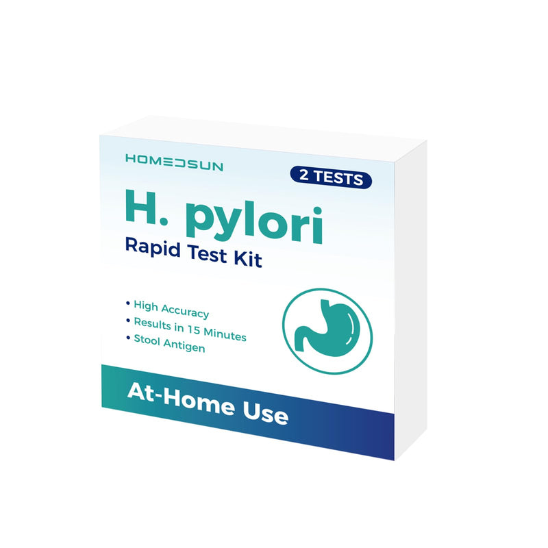 [Australia] - 2 Pack H. Pylori Stool Antigen Test Kit at-Home Helicobacter Pylori Detection Non-Invasive Fecal Rapid Test Easy to Use Results in 15 Minutes 
