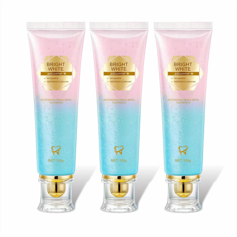 [Australia] - Niacinamide Whitening Toothpaste, Niacinamide Toothpaste Intensive Whitens Teeth, Protects Enamel, Removes Stains & Refreshes Breath, Daily Oral Care at Home Mint Flavor (3 Pack) YanxiananYagao 1 Ounce (Pack of 3) 