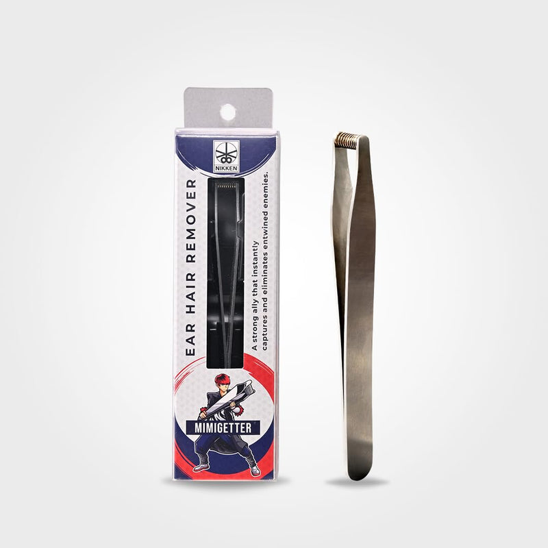 [Australia] - NIKKEN MIMIGETTER Ear & Fine Hair Remover – Made in Japan, Custom Spring, Easy to Clean, Rust-Resistant Stainless Steel 