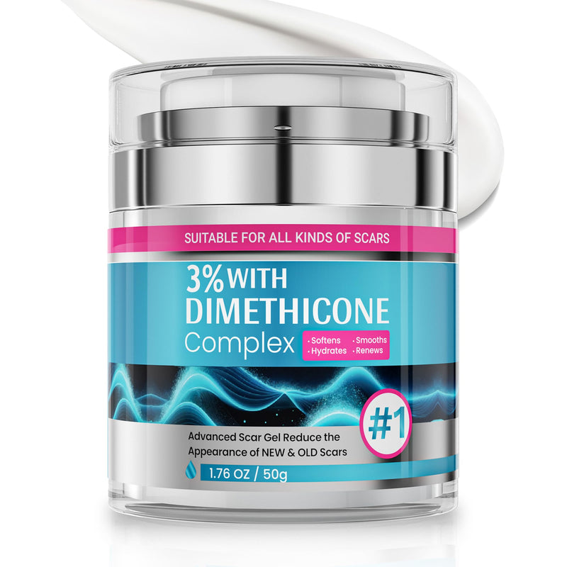 [Australia] - Advanced Scar Cream, Scar Reduction Treatment for Improves Skin Texture & Helps Remove Acne, Stretch Marks, Surgery, C Section, Burn, Keloid & Hypertrophic Scars 1.76 Oz (50g) 