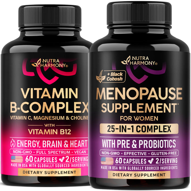 NUTRAHARMONY Vitamin B Complex & Menopause Capsules