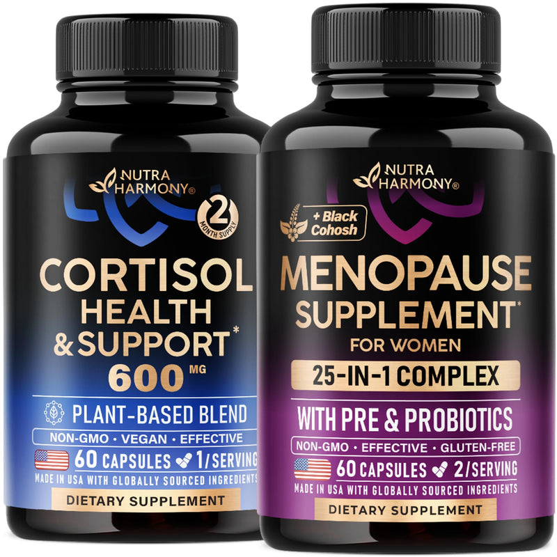 NUTRAHARMONY Cortisol & Menopause Support Supplement